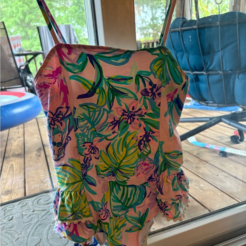 Lilly Pulitzer Girls Swimsuit - size 10
